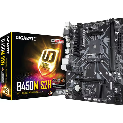 Gigabyte Motherboard B450M S2H